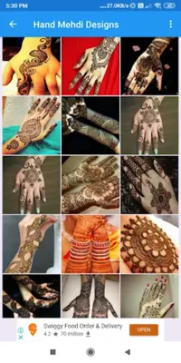 Mehdi Designs Foot, Hand Bridal Mehdi Designs android App screenshot 1