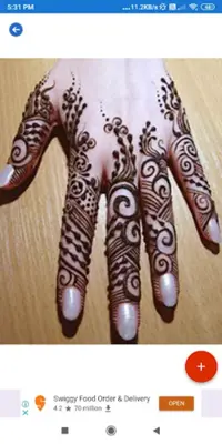 Mehdi Designs Foot, Hand Bridal Mehdi Designs android App screenshot 2