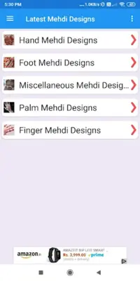 Mehdi Designs Foot, Hand Bridal Mehdi Designs android App screenshot 5